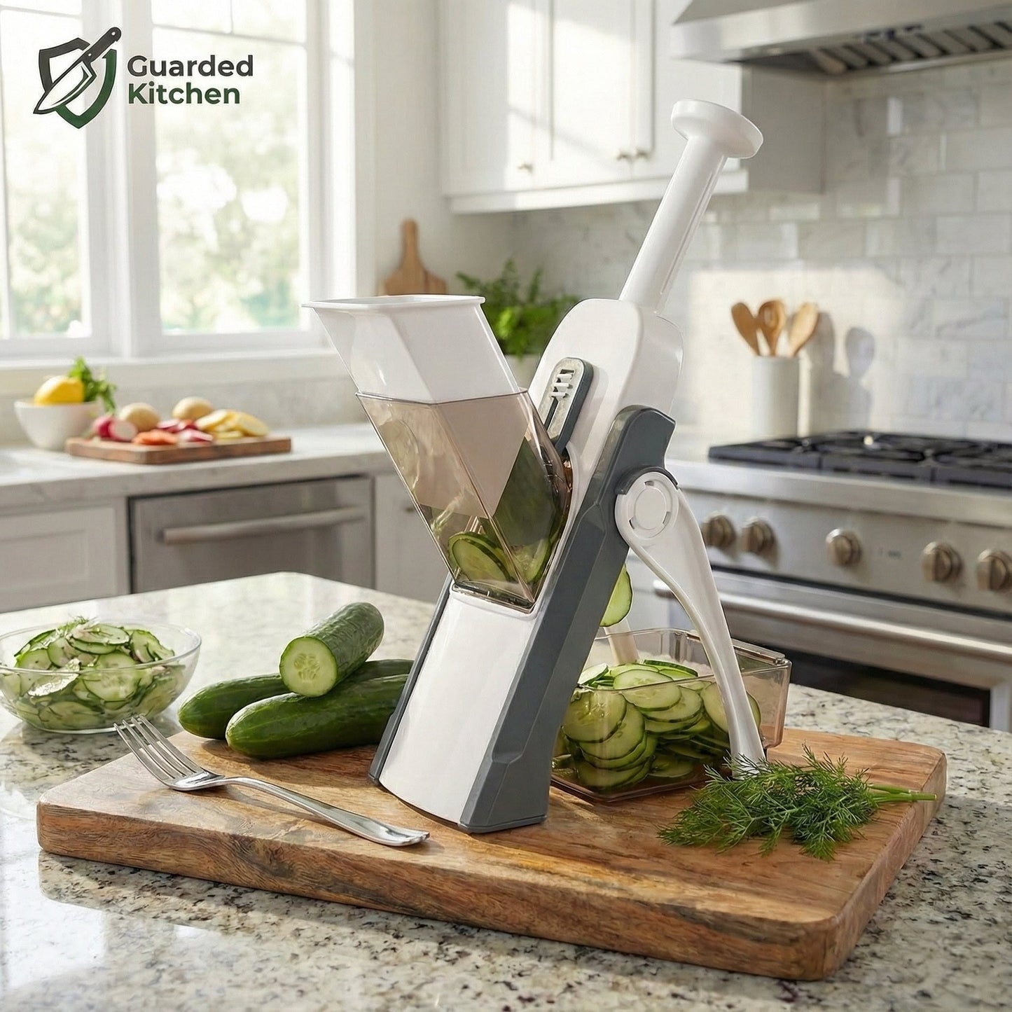 Guarded Kitchen SafeSlice Mandoline