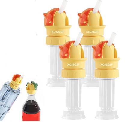 Universal Water Bottle Straw Cap – Spill-Proof Flip Top