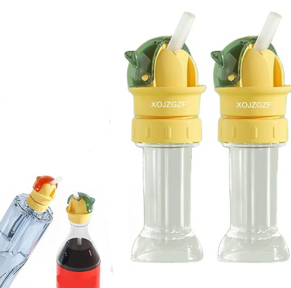Universal Water Bottle Straw Cap – Spill-Proof Flip Top