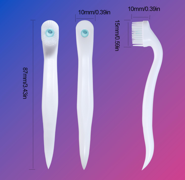 Mini Disposable Toothbrush, Pre-Pasted Toothbrushes with Toothpaste and Toothpick for Travel - Fluoride Free, No Rinsing Needed, Mint Flavor, Fresh Breath Anywhere Anytime