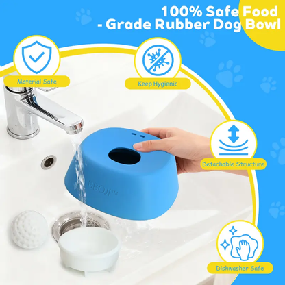 🐾BBOJI™ Vet-Recommended Slow Feeder Bowl for Dogs & Cats - Interactive Anti-Gulping Pet Dish for Healthy Tummies
