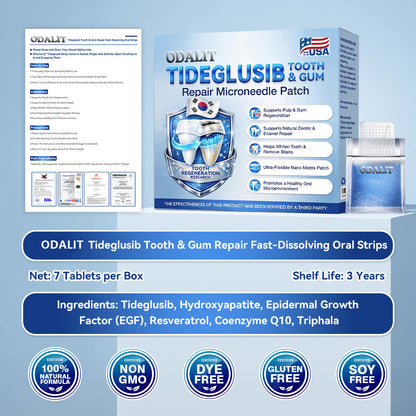 GаrаgеLіnе® 🦷 Tideglusib Fast‑Dissolving Tooth & Gum Repair Oral Strips ✨ (Supports tooth repair and helps relieve gum discomfort and other common oral concerns)