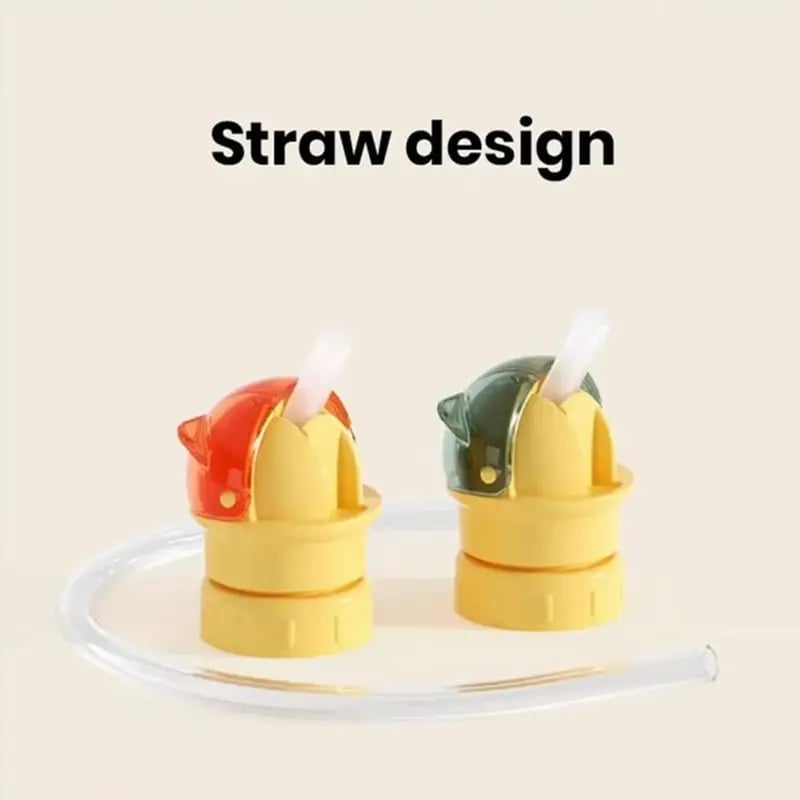 Universal Water Bottle Straw Cap – Spill-Proof Flip Top