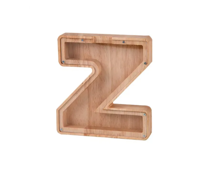 Personalized Wooden Letter Piggy Bank - Gifts for Kids